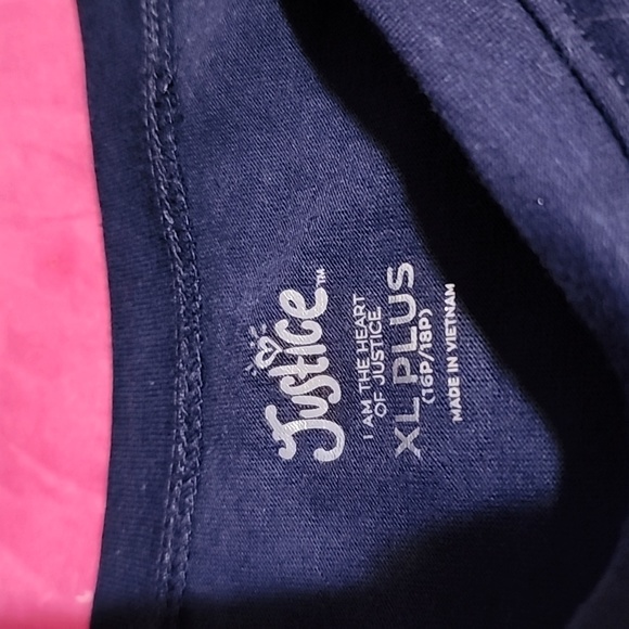 JUSTICE  WINTER VIBES LONG SLEEVES  TSHIRT (- NEW -) XL PLUS. - Picture 4 of 7